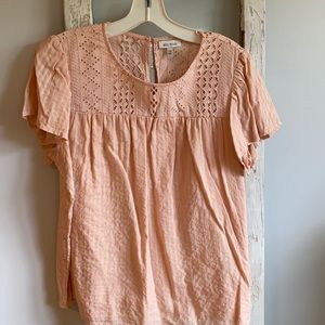 Cute Peach Colored Summer Top